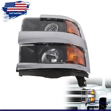 For 2015-2019 Chevy Silverado 2500HD 3500HD Projector Headlight Lamp - Driver LH
