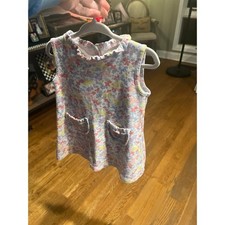 Beaufort Bonnet Company Lizzie's Luxe Leisure Dress in a multi-color floral 2T