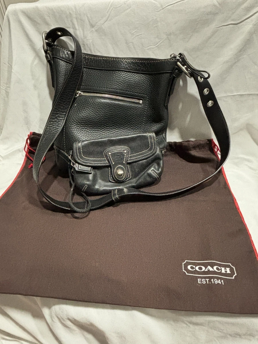Coach Shoulder Bag Black Vintage Bags, Handbags & Cases for sale