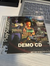 NEW PlayStation Tomb Raider III/Ninja shadow/Unholy War Eidos CD Demo CD