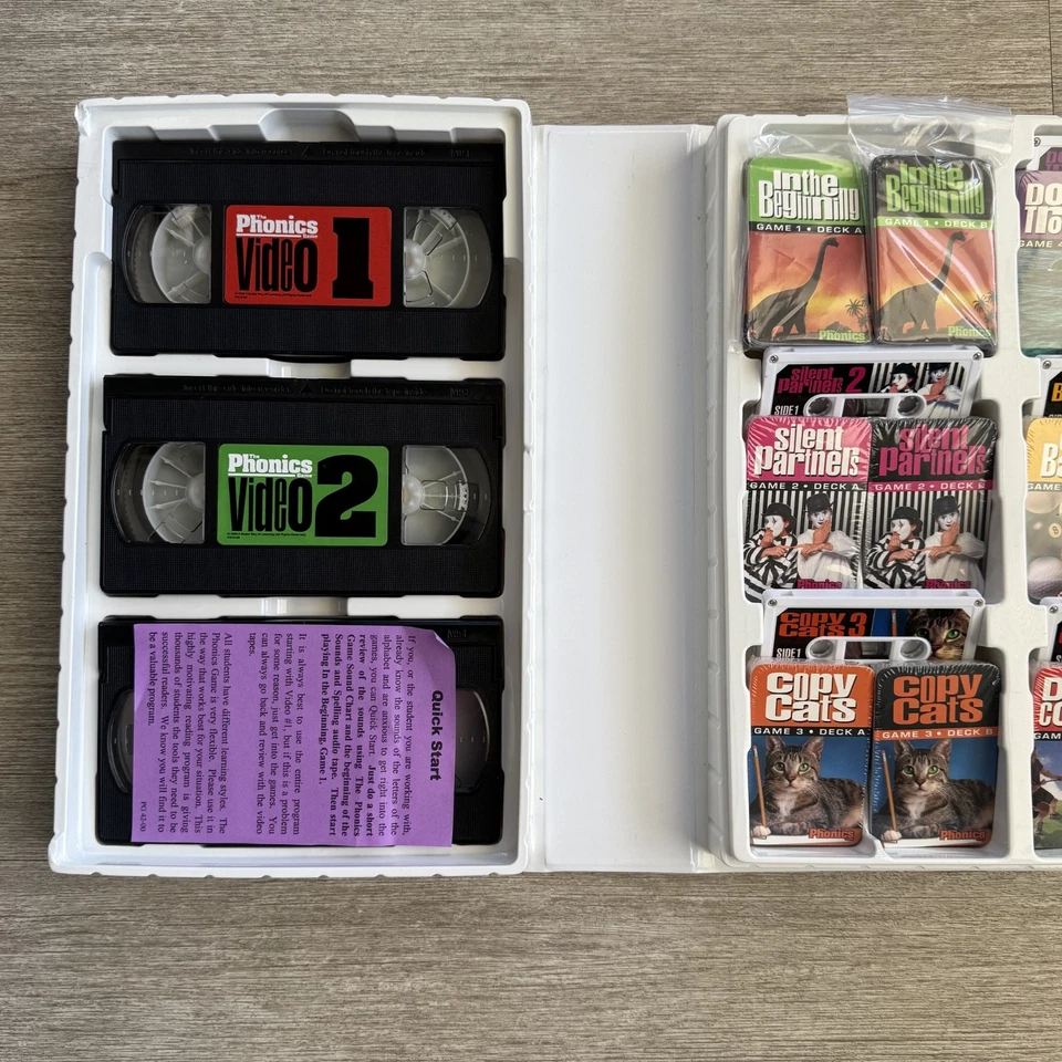 Nuevo de Lote Antiguo The Phonics 18 Horas de Diversión para Mejor Juego de Lectura Foto 3 de 4