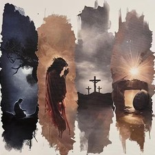 Religious Diamond Art Kits for Adults,Jesus Christ Cross 5D Diamond Painting Kit