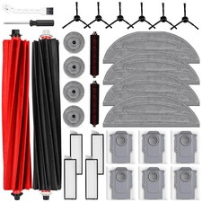 30 Pack Accessories Set for Roborock S8 Max/MaxV Ultra Robot Vacuum, 1 Pair M...