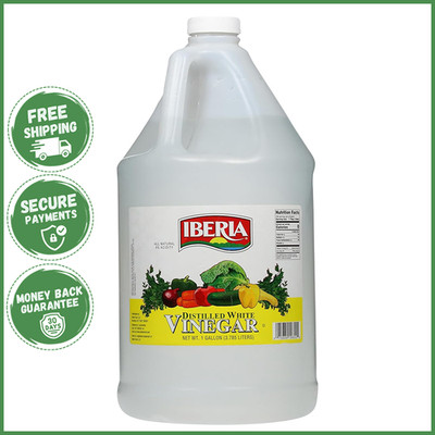 ALL NATURAL DISTILLED WHITE VINEGAR 1 Gallon Household Multipurpose Vinegar
