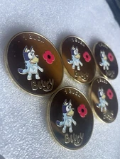 1 x Bluey  Medallion ✅ NOT LEGAL TENDER✅