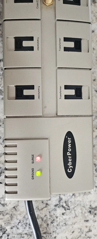 Cyberpower Powerstrip Surge Supressor, Model: 1080 - Image 3 of 4