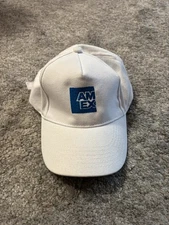 Official Amex American Express Cap Hat White White