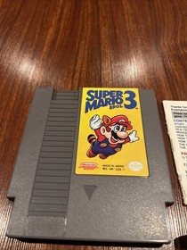 Super Mario Bros. 3 (Nintendo Entertainment System, 1990) Cartridge & Manual