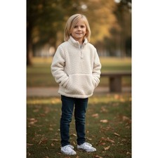 Gap kids m 8 Cozy Cream Sherpa Pullover