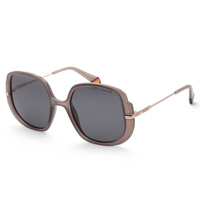 Polaroid Damen 53mm Kristall Nude Polarisierte Sonnenbrille PLD6181S-079U-M9