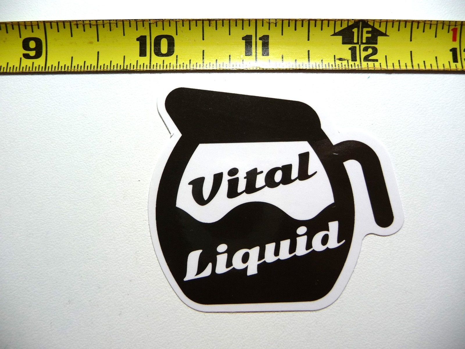 Vital Liquid Coffee Sticker Wake Up Morning Beverage Fun Decal