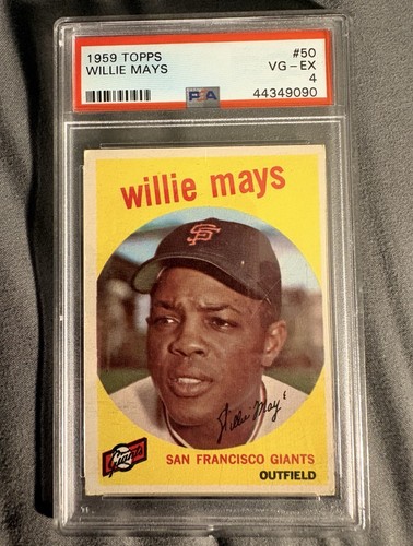1959 Topps - Willie Mays #50- PSA 4 VG-EX🔥