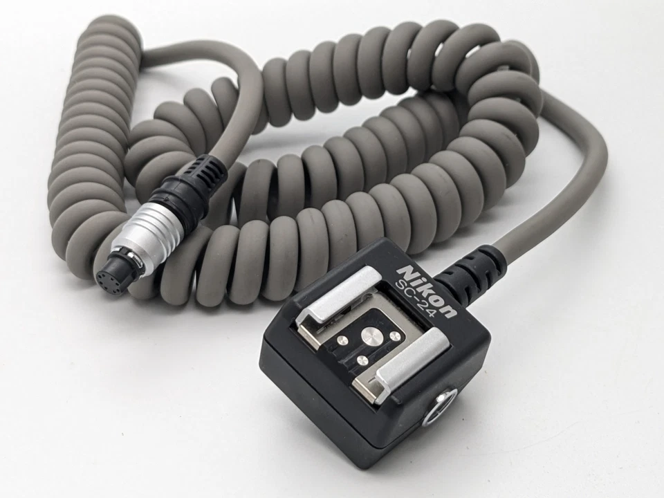 [Unused in Box] Nikon SC-24 TTL Remote Sync Cord Cable for Speedlight from Japan - Image 4 of 4