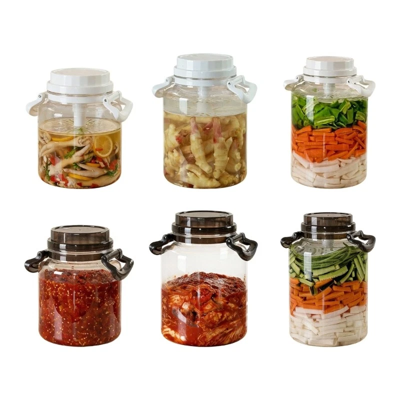 Plastic Sealing Bucket For Pickling Canning And Preserving Pickle Jar