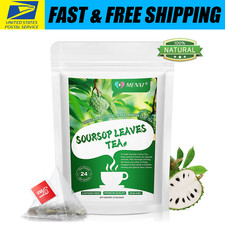 Soursop Tea Bags 100 Natural Graviola Leaves, Hoja Guanabana Tea, Caffeine Free