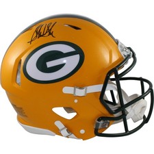 Sterling Sharpe Autographed Green Bay Packers Authentic Helmet Beckett WIT 54960