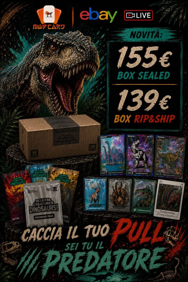 RELEASE THE CREATURES: DINOSAURS & MYTHOS 2ND EDITION ENG - RIP&SHIP