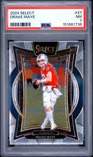 2024 PANINI SELECT #27 DRAKE MAYE ROOKIE RC PSA 7