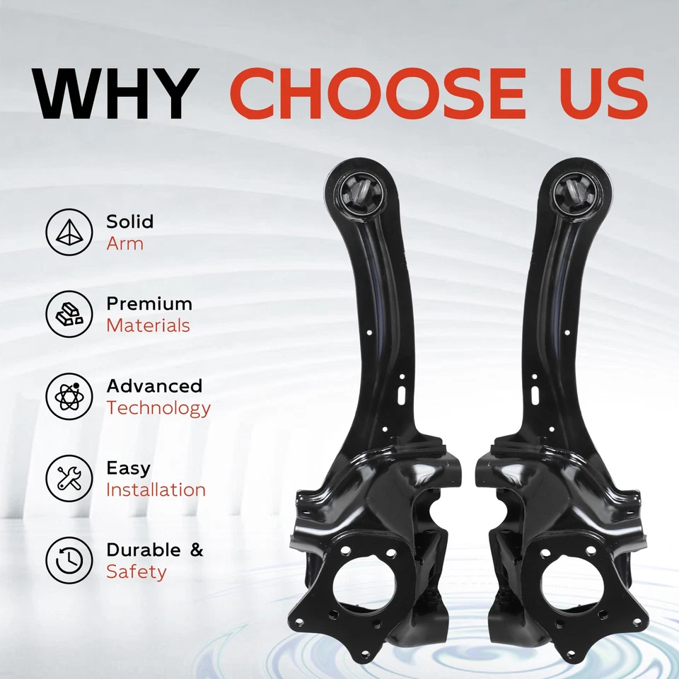 Par de Braço de Suspensão Junta Traseira Lado LH+RH para Ford Focus 2012-2018 - Imagem 2 de 4