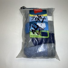 Hanes Boys' Tagless Multicolor Gray, Blue, White, etc. Briefs 7-Pack -L 14-16