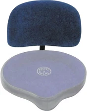 ROC-N-SOC Rectangular Back Rest for Spindle and Nitro Rider Drum Thrones - Blue