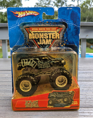 Very Rare 2005 Hot Wheels Monster Jam King Bling Truck 1:64 Scale