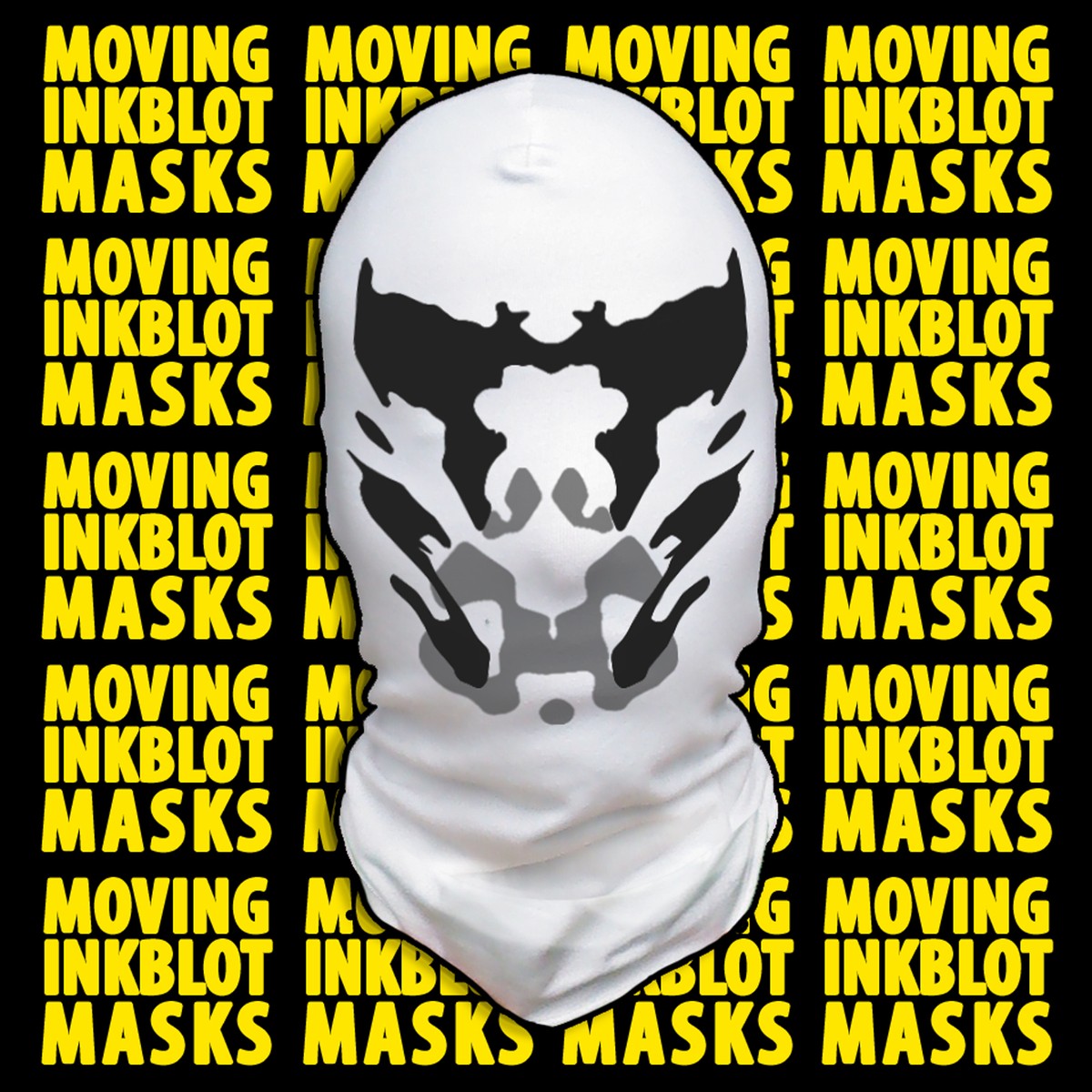 Halloween Costume Rorschach Moving Inkblot Mask - Loonatic | eBay