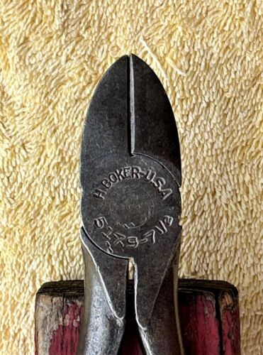 VINTAGE H. BOKER USA DIAGONAL PLIERS NO. 5179- 7 1/2 - Picture 7 of 7