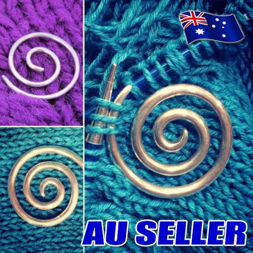 Spiral Cable Needle Knitting Needle Stitch Holder Spiral Cable Knitting NeedleNV - Picture 2 of 11