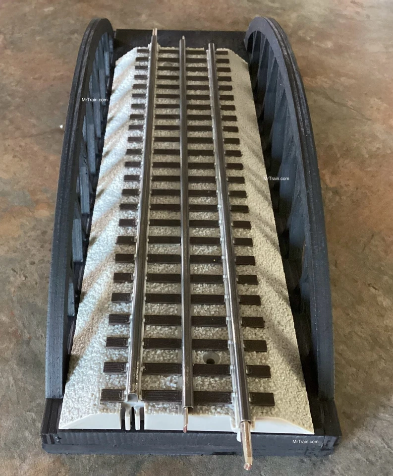 MrTrain O Scale Bowstring Arch Bridge 12 Inch – Miniature Train Railroad Scenery - Image 3 of 4