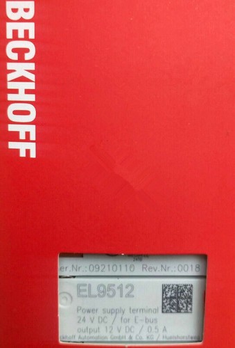 New Beckhoff EL9512 Power Supply Terminal Free Shipping EL 9512