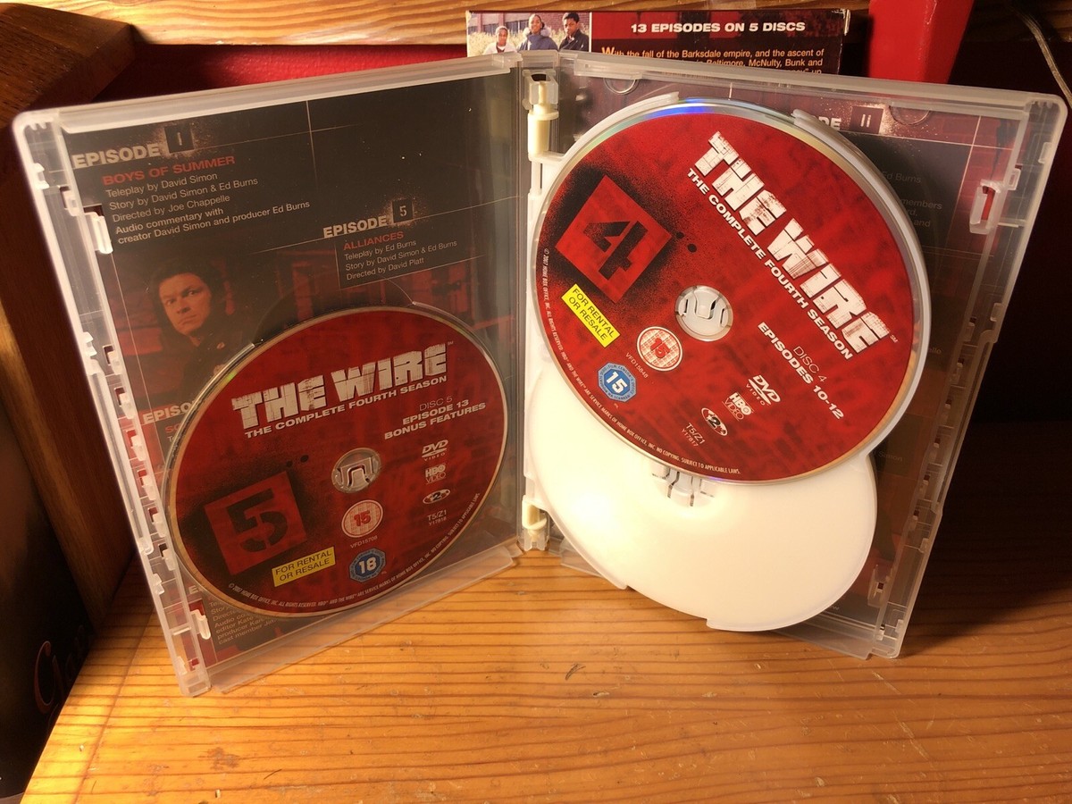 The Wire: Complete HBO Season 4 [DVD][Region 2] | eBay