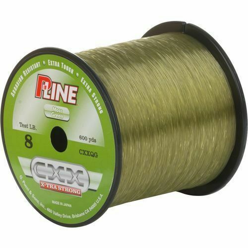 Pline CXX 8 LB Test Fishing Line Moss Green Extra Strong 600 Yards P