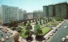 Vintage Postcard Union Square Site Of Admiral George Dewey San Francisco Calif.