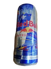 RED BULL F1 Verstappen Perez can -open EMPTY used RARE! 185/250 ml