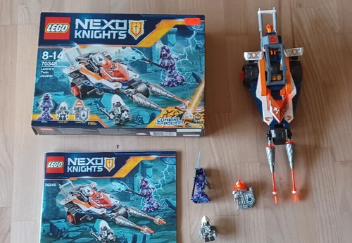 LEGO NEXO KNIGHTS: Lances Doppellanzen-Cruiser (70348) Komplett mit Figuren