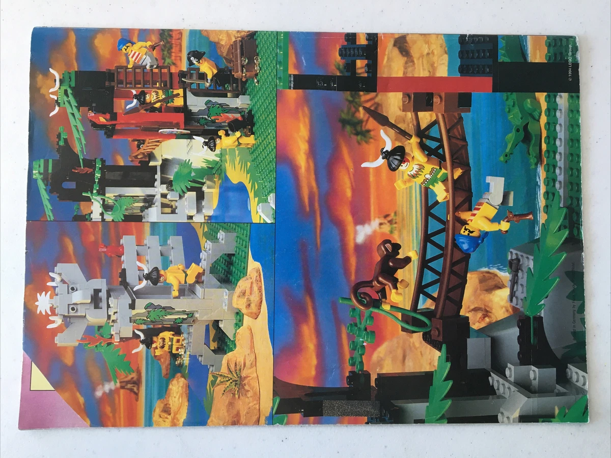 Lego PIRATES 6278 Enchanted Island Instruction Manual ONLY Vintage Islanders