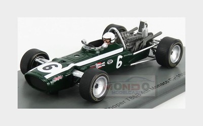 S6983 1:43 Spark Cooper F1 T86B #6 Monaco Gp 1968 L.Scarfiotti Green S6983 ...