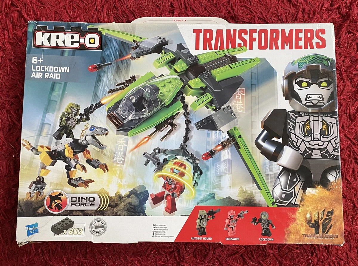 Transformers Lockdown Air Raid Dino Force Kre o Hasbro Building Set BNIB