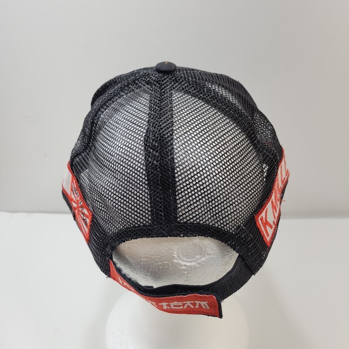Unique KJ Hat Cap Snap Back Mesh Black Mens | eBay