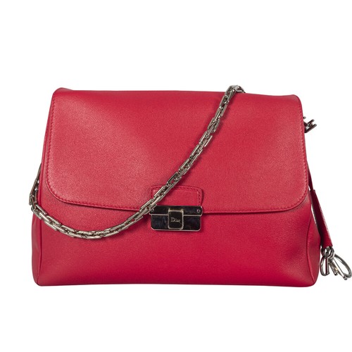 Dior Red Leather Large Diorling 