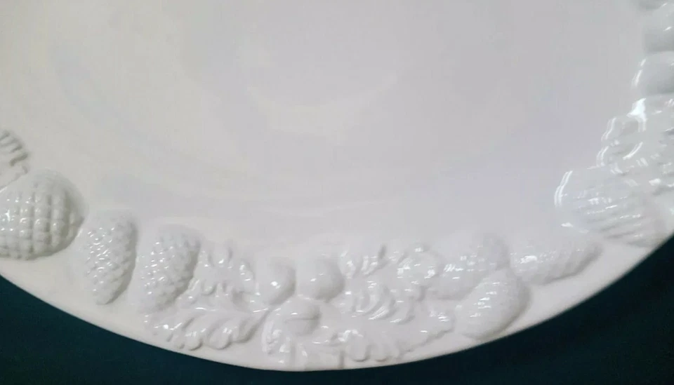 Huge Large 22.5" Tavola Bella White Oval Turkey Serving Platter Tray UNUSED - Image 4 of 4