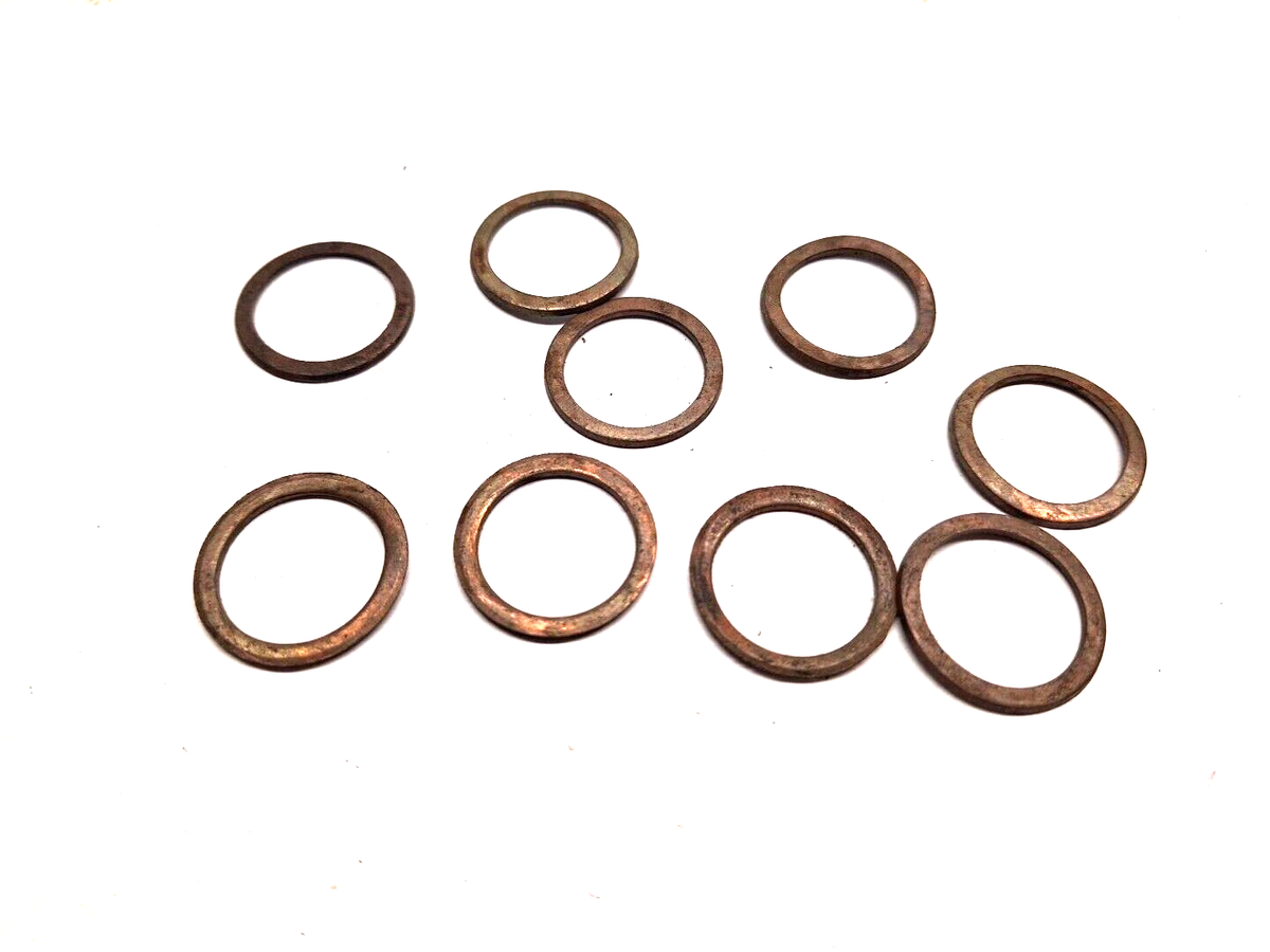 LOT OF 9 NOS METRIC COPPER WASHERS FOR ZETOR TRACTORS 972197 | eBay