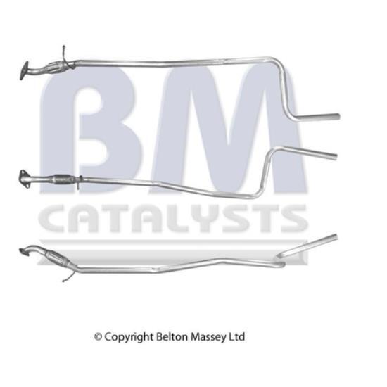 BM Catalysts Abgasrohr Hosenrohr FüR Ford Fiesta V Jh_ Jd_ 1.3 BM50243-image