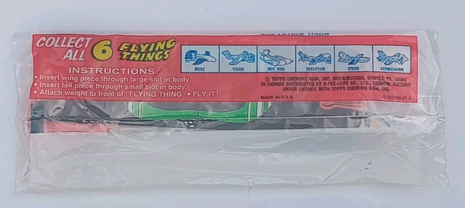 Topps Flying Things Box Topps Flying Things Flying Hot Dog Free Shipping | eBay