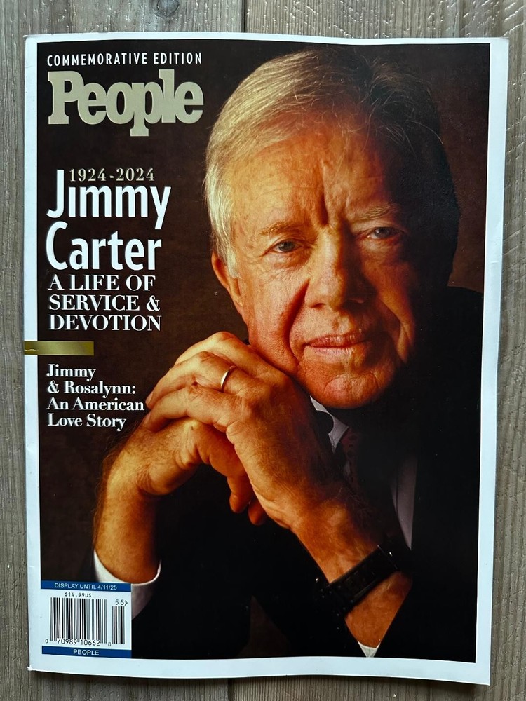 2025 PRESIDENT JIMMY CARTER 1924-2024 People Magazine SPECIAL EDITION Rosalynn