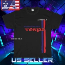 NEW MOTOR BIKE SCOOTER VESPA LOGO T-SHIRT UNISEX FUNNY AMERICAN USA SIZE S-5XL