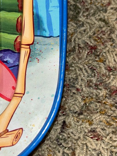 SpongeBob SquarePants 2003 Metal Official TV Tray Lap Foldable Legs Kidz Trays - Picture 3 of 4
