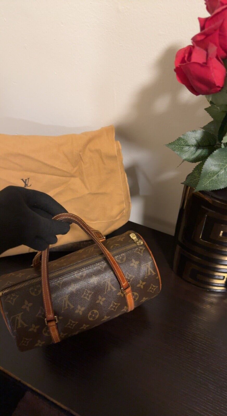 lv monogram papillon 26