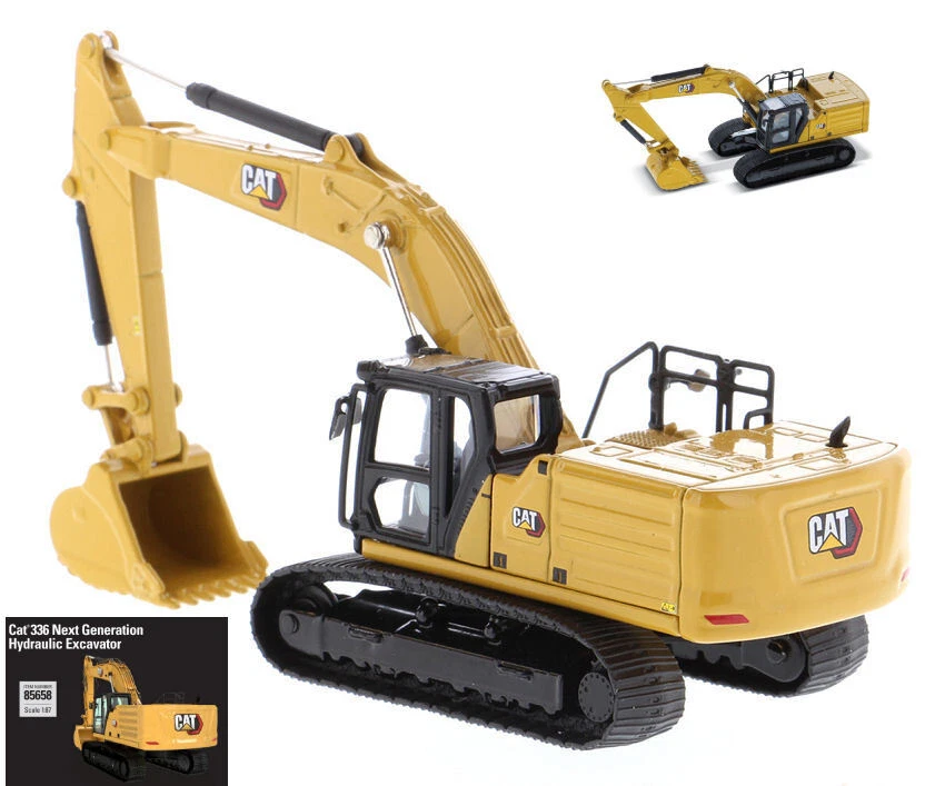 MODELLINO MEZZI CANTIERE DIECAST CAT 336 ESCAVATORE MODELLISMO SCALA 1:87 - Immagine 4 di 4
